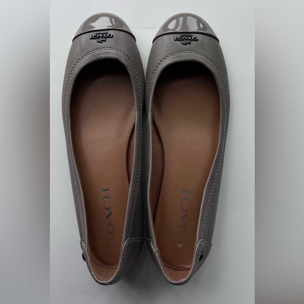 Coach Chelsea Leather Ballet Flats 6.5 B